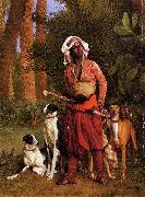 Jean Leon Gerome The Negro Master of the Hounds oil on canvas